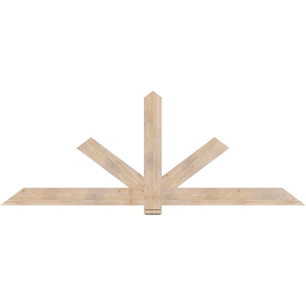 Ekena Millwork Kennewick Smooth Timber Gable Bracket, Douglas Fir, 96"W x 36"H x 1 1/2"D x 5 1/2"F, 9/12 Pitch GBW096X36X0206KEN00SDF - main